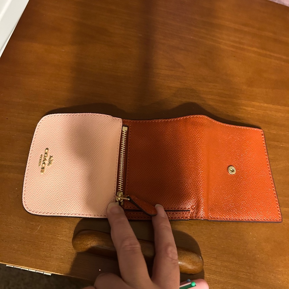 Coach Pink and Brown wallet - Picture 2 of 4